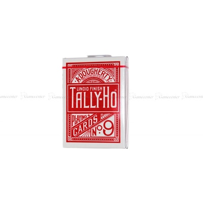 Bicycle Tally-Ho Half Fan/Circle červené