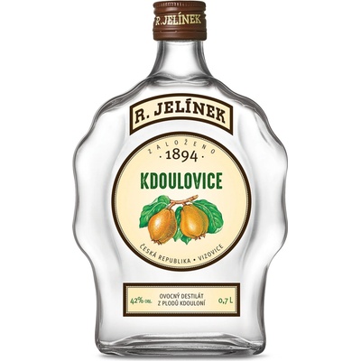 R. Jelínek Kdoulovice 42% 0,7 l (čistá fľaša)