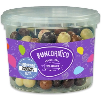 FUNCORNiCO Chrumkavé cereálie v čokoláde 120 g