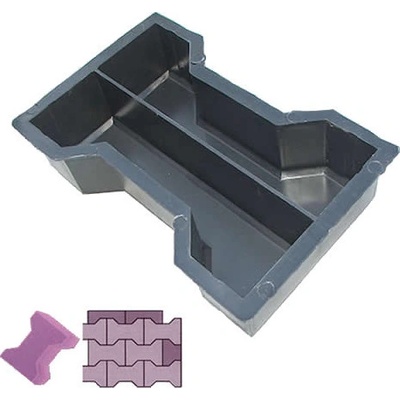 Forma na zámkovou dlažbu - Kost 8 cm podélná
