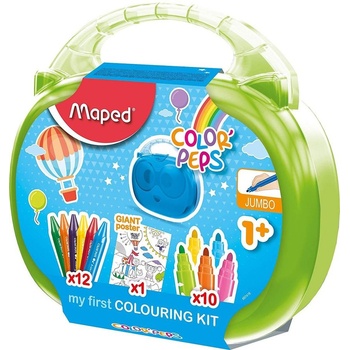 Maped К-кт Maped Color Early Age 12 флумастера + 10 маслени пастела 897416
