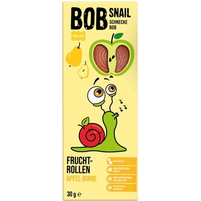 BOB SNAIL Ovocné rolky jablko-hruška 30 g
