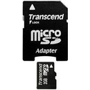 Pamäťové karty Transcend microSD 2GB + adapter TS2GUSD