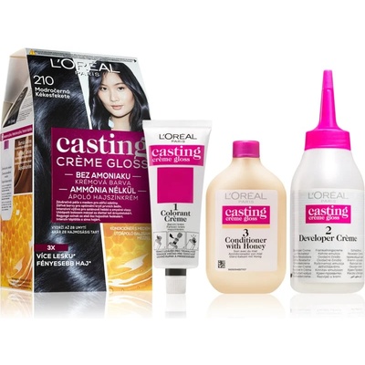 L'Oréal Casting Creme Gloss боя за коса цвят 210 Blue Black