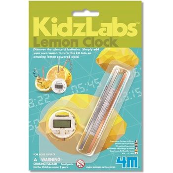 4M Научен комплект 4M Kidz Labs - Лимонов часовник (4m-03306)