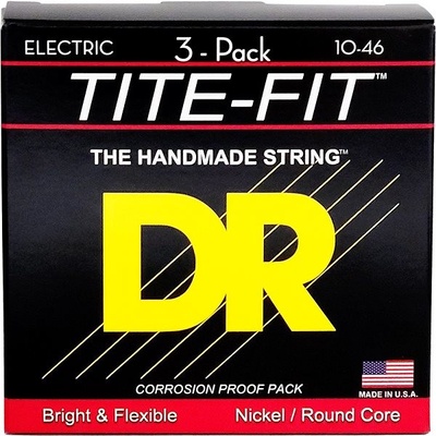 DR Strings MT-10 Tite Fit 3-Pack