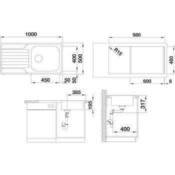 Image 1 of BLANCO DINAS XL 6 S (524254)