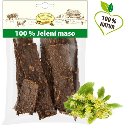 Santaniello pamlsky Plátky z jeleního masa pro psy 100 g