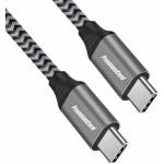 PremiumCord USB Cable PremiumCord USB-C - USB-C 2 m Black/Grey (ku31cw2)