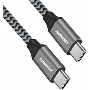 PremiumCord USB Cable PremiumCord USB-C - USB-C 2 m Black/Grey (ku31cw2)