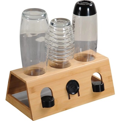Kesper Stojan na láhve, odkapávač bambusový - SODASTREAM