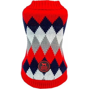 Freedog Jersey Pebbles Rojo пуловер за куче - кг