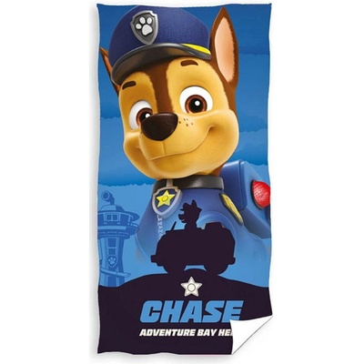 Carbotex Plážová osuška Tlapková patrola Paw Patrol 100% bavlna 70 x 140 cm