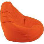 Pufrelax Пуф круша, 220л. , Nirvana Hobbit - Teteron Orange Neon, За открито, Перящ се калъф, Пълнеж от Полистиролни перли (PUF-G-NH-TEX-NEOR)
