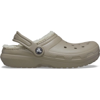 Crocs Unisex Kids' Classic Lined Clog - Mushroom/Bone