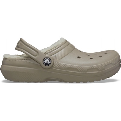 Crocs Unisex Kids' Classic Lined Clog - Mushroom/Bone