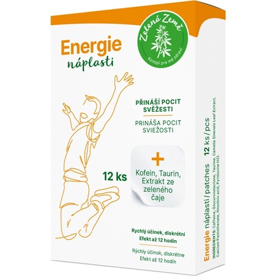 Zelená Země Náplasti na energii - 12 ks