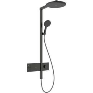 Hansgrohe Raindance Alive S - Душ гарнитура с термостат, диаметър 30 см, 3 струи, матиран черен хром 24582340 (24582340)