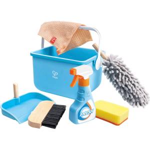 Hape Игрален комплект Hape - Аксесоари за почистване, с кофа (H3054)
