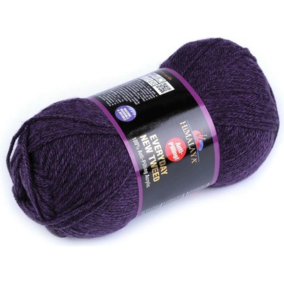 Příze pletací Everyday New Tweed 100 g Varianta: 5 (75115) švestková, Balení: 1 ks 52366/130013/244514