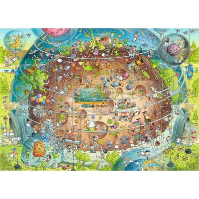 HEYE Šílená ZOO Kosmický pavilon 1000 dílků