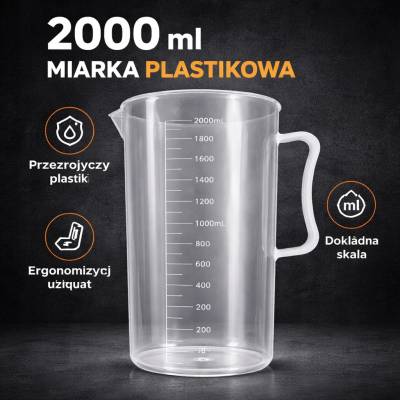 Kuchynská odmerka ABC-RC, priehľadná