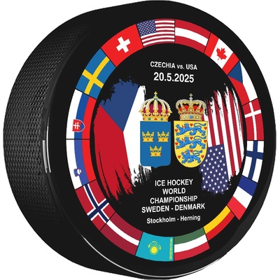 Puk Ice Hockey World Championship Sweden Denmark MS 2025 Dueling Czechia vs. USA – Zboží Dáma