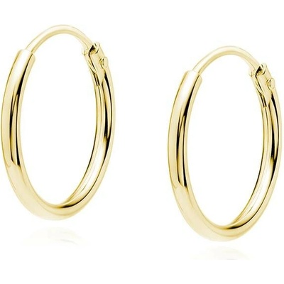 Olivie stříbrné kroužky gold 7308