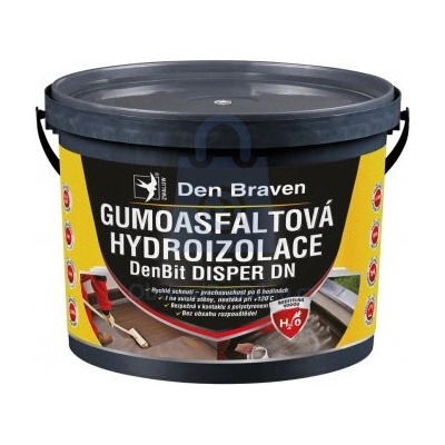 Hydroizolace gumoasfaltová DEN BRAVEN DenBit DISPER DN 10 kg