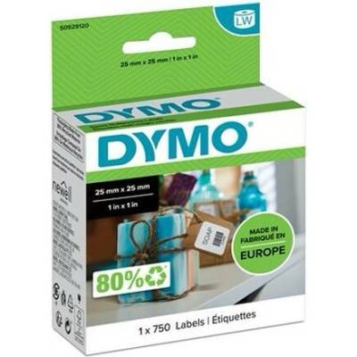 Etikety, do LW tlačiarní, odstrániteľné, 25x25 mm, 750 ks etikiet, DYMO