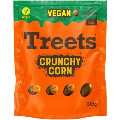 Treets Crunchy Corn vegan s kakaovou alternativou ChoViva 210 g