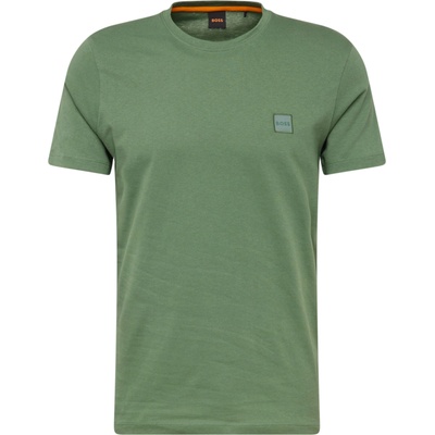 BOSS Тениска 'Tales' зелено, размер S