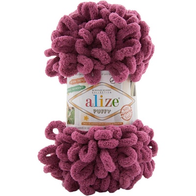 Alize příze Puffy 974 výrazná růžovofialová
