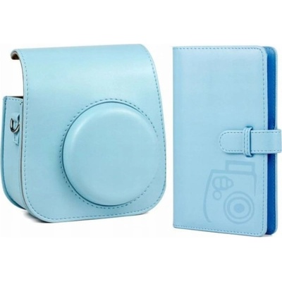 LoveInstant Bag Set 2v1 Case Fuji Instax Mini 11 Case + Album Blue