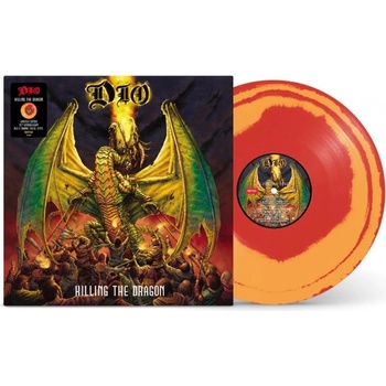 DIO - KILLING THE DRAGON - LIMITED EDITION RED & ORANGE SWIRL LP