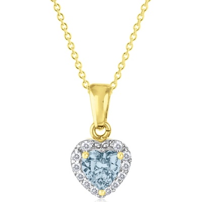 Gemmax Zlatý řetízek se srdíčkem Z8016-70 GBSCM-31211-36261