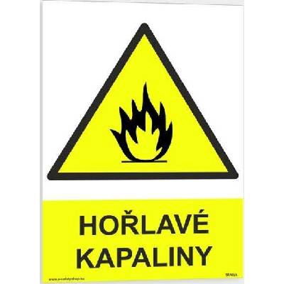 Traiva s.r.o Hořlavé kapaliny Verze: Plast 210 x 297 mm (A4) tl. 0.5 mm - Kód: 03591