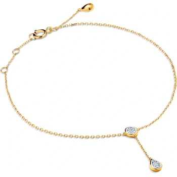 SAVICKI Гривна Капка Savicki: злато, диаманти