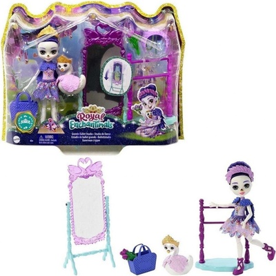 MATTEL EnchanTimals Royal Baletní studio Sarely Swan