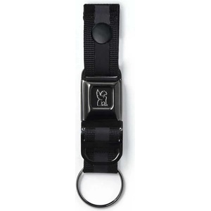 CHROME Mini buckle key ring - Black (Black Chrome)