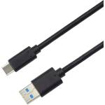 PremiumCord Кабел USB 3.0 gen2, USB-C - USB-A, 10Gbit/s, 60W, M/M, 1m, черен KU31CK1 (KU31CK1)
