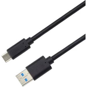 PremiumCord Кабел USB 3.0 gen2, USB-C - USB-A, 10Gbit/s, 60W, M/M, 1m, черен KU31CK1 (KU31CK1)