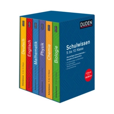 Duden Schulwissen 5. bis 10. Klasse 5 Bände