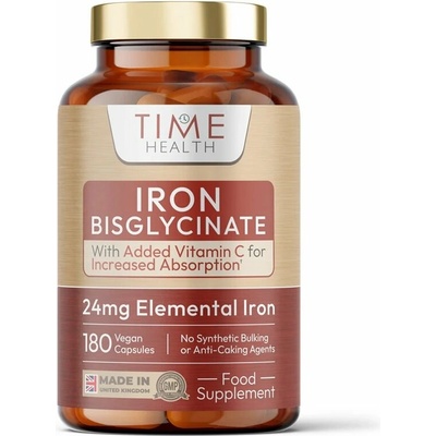 Time Health Bisglycinát železnatý s Acerolou 180 kapslí