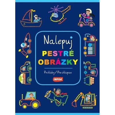 Nalepuj pestré obrázky pre chlapcov