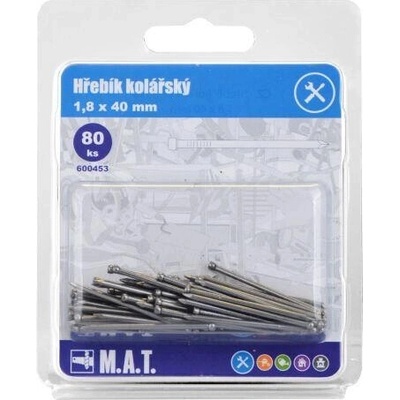M.A.T. GROUP Kolárske klince 40 × 1,8 mm – 80 ks