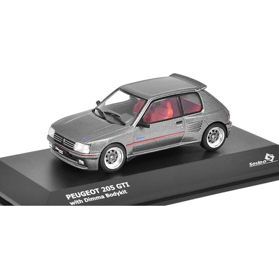 Solido Peugeot 205 GTI Dimma 1988 stříbrná 1:43