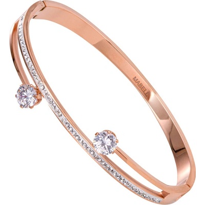 Mabell Dámský náramek z chirurgické oceli ZULEMA CZ221TNB6351C45