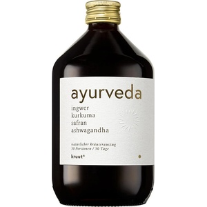Kruut Еликсир Аюрведа - Oxymel Ayurveda с шафран, ашваганда и куркума, 500 ml, 50 дози (371661 (138) KRUUT)
