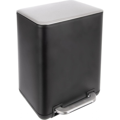 Orion Черно кошче за боклук с педал от неръждаема стомана 20 l Black - Orion (731731)